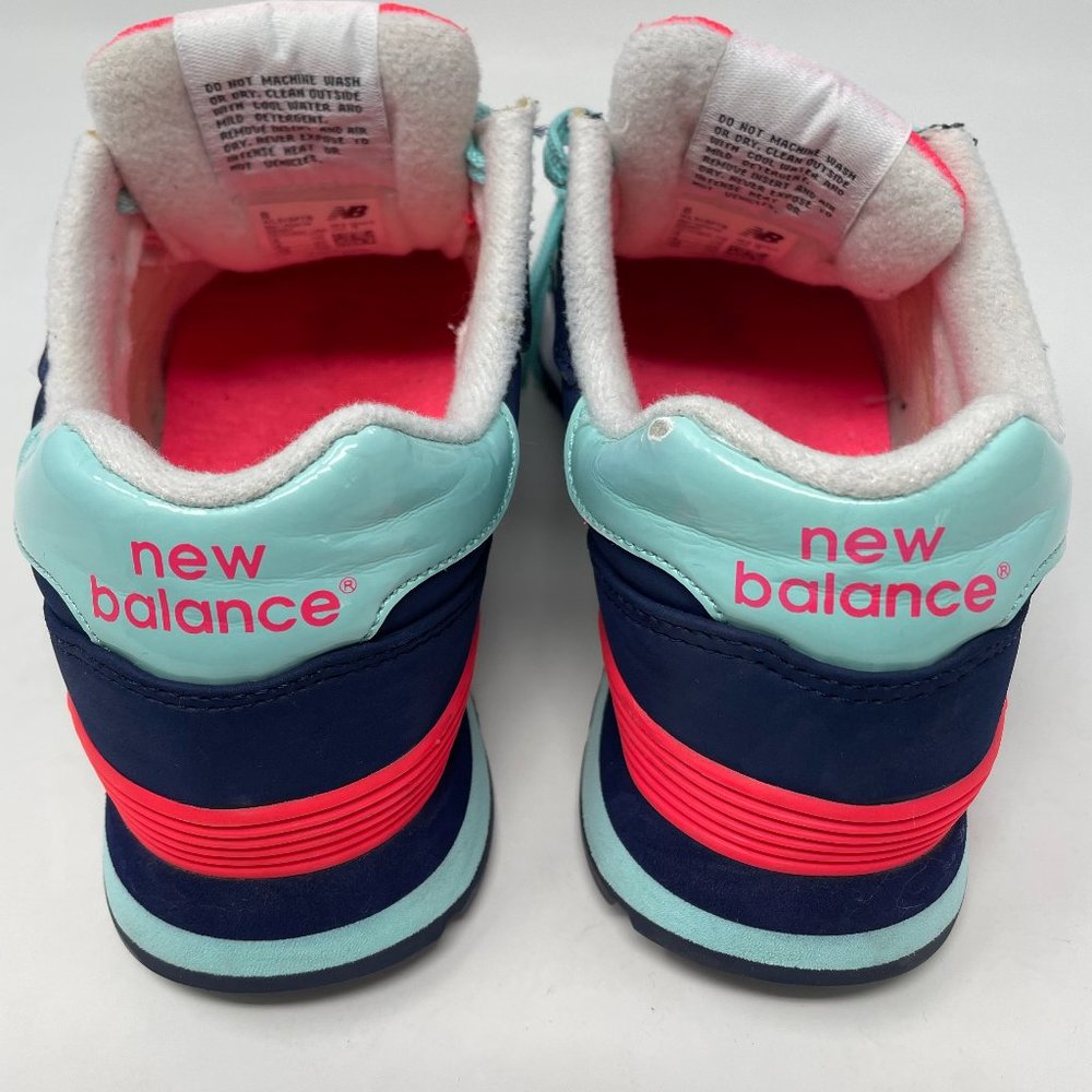 New Balance Navy and Aqua Sneakers - Picture 9 of 16